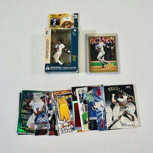 (25x) Alex Rodriguez Baseball Cards Insert Lot w/ Action Flat Figure & Card
